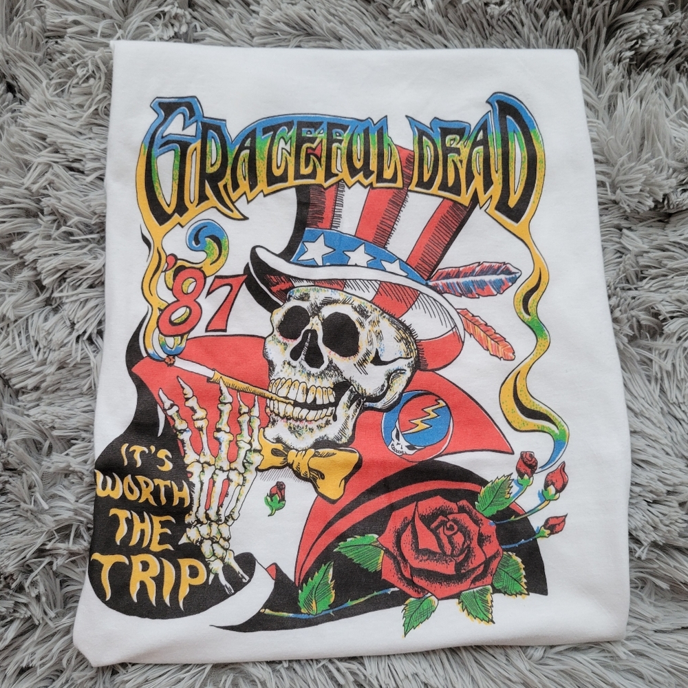 Grateful Dead Tee - Worth The Trip '87